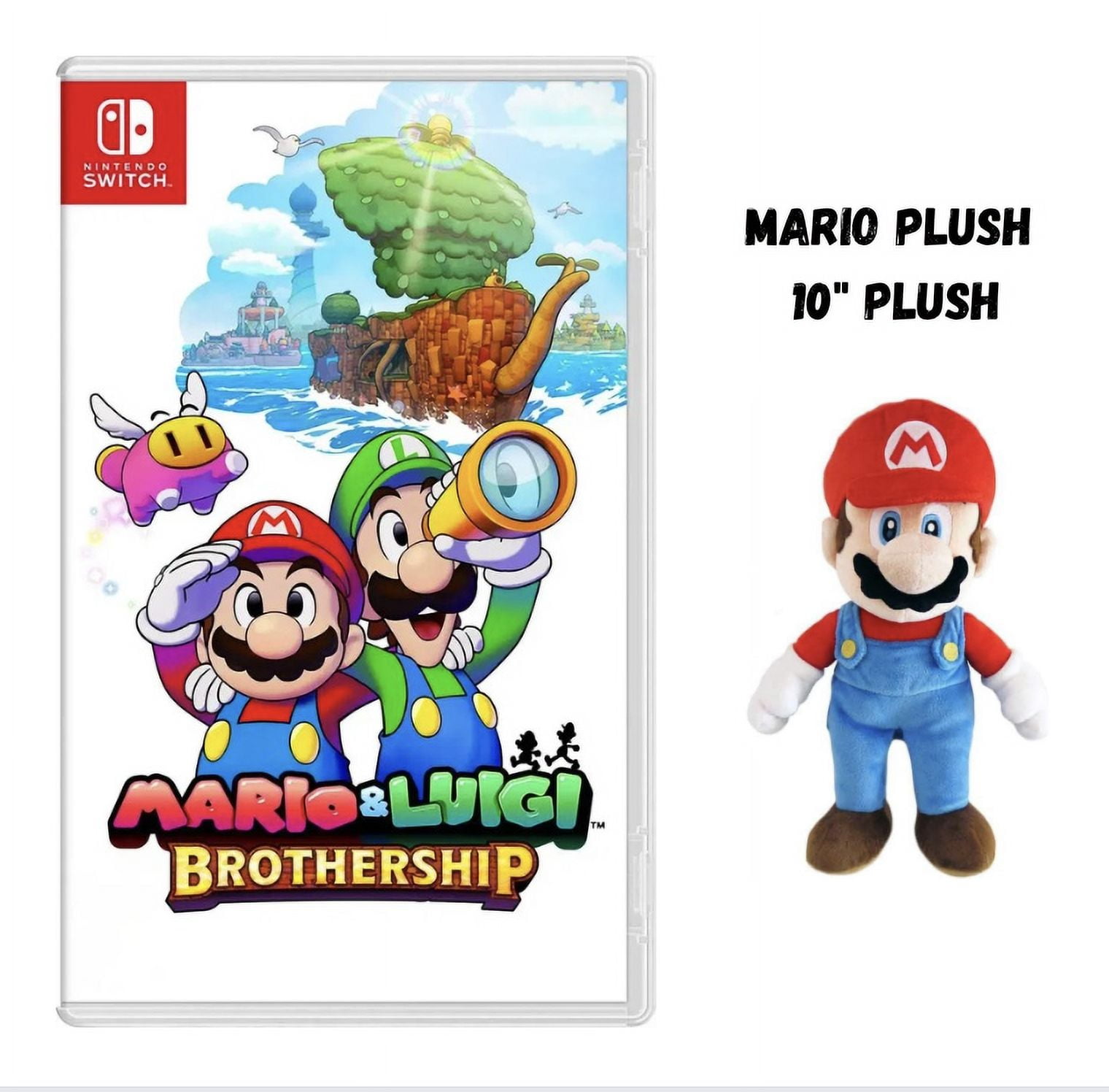 Mario & Luigi: Brothership with Mario Plush - Nintendo