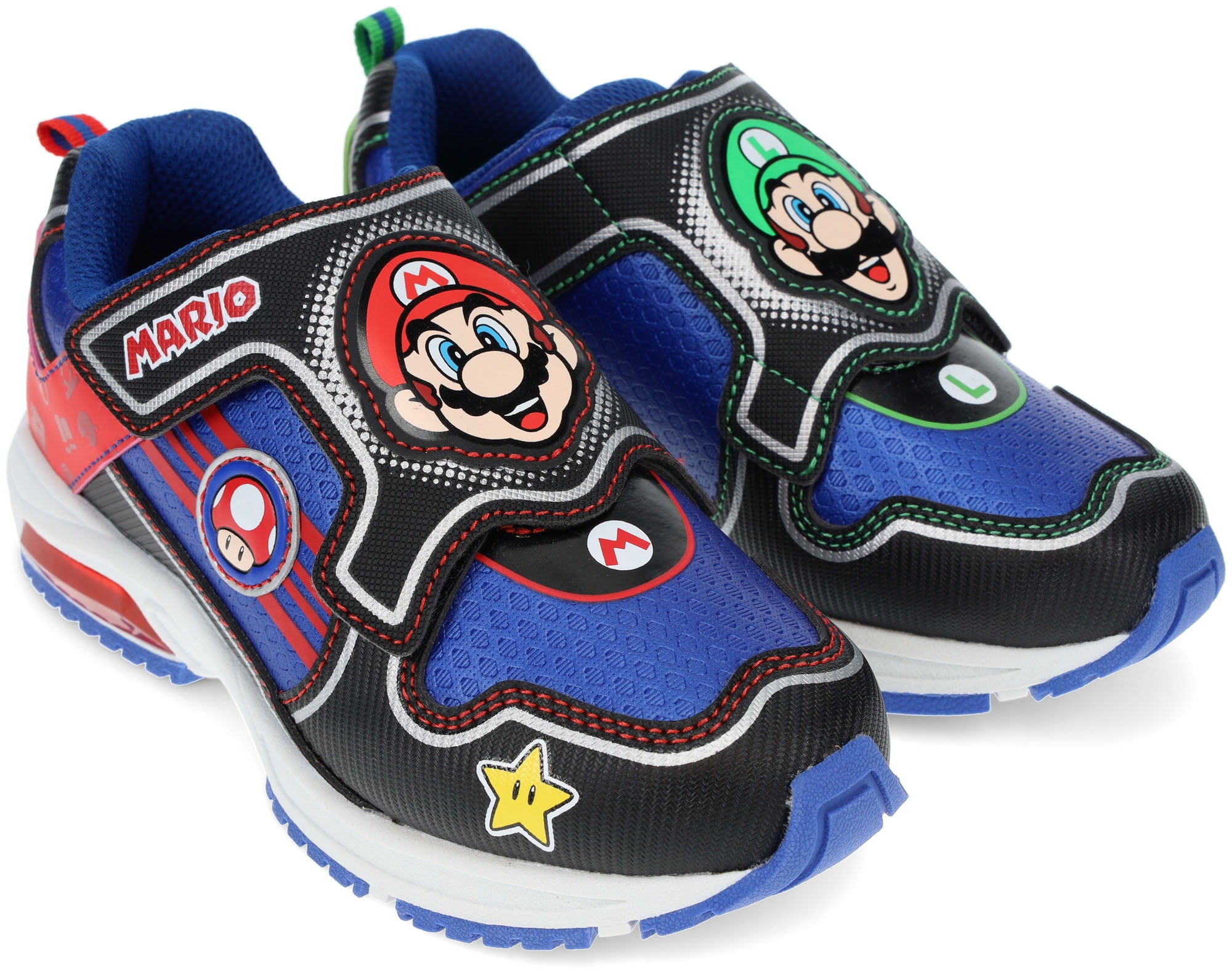 Mario & Luigi Light Up Athletic Sneaker, Sizes - Walmart.com
