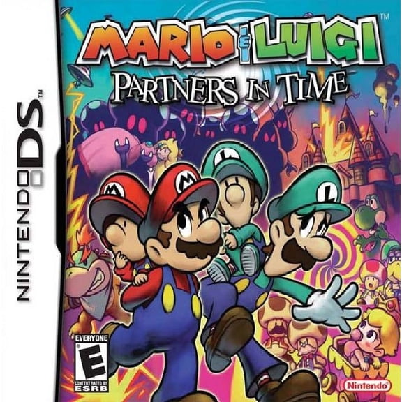 Restored Mario & Luigi: Partners in Time, Nintendo DS, RPG, Action Adventure, Parental Controls, Video Game