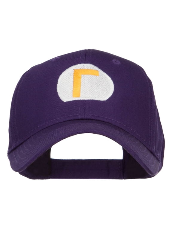 Mario Luigi Wario Waluigi Embroidered Cap - Purple OSFM