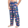 thumbnail image 1 of Mario Mens Mario and Kinoko Warm Plush Pants, Mario, Size: M, Super Mario Bros., 1 of 6