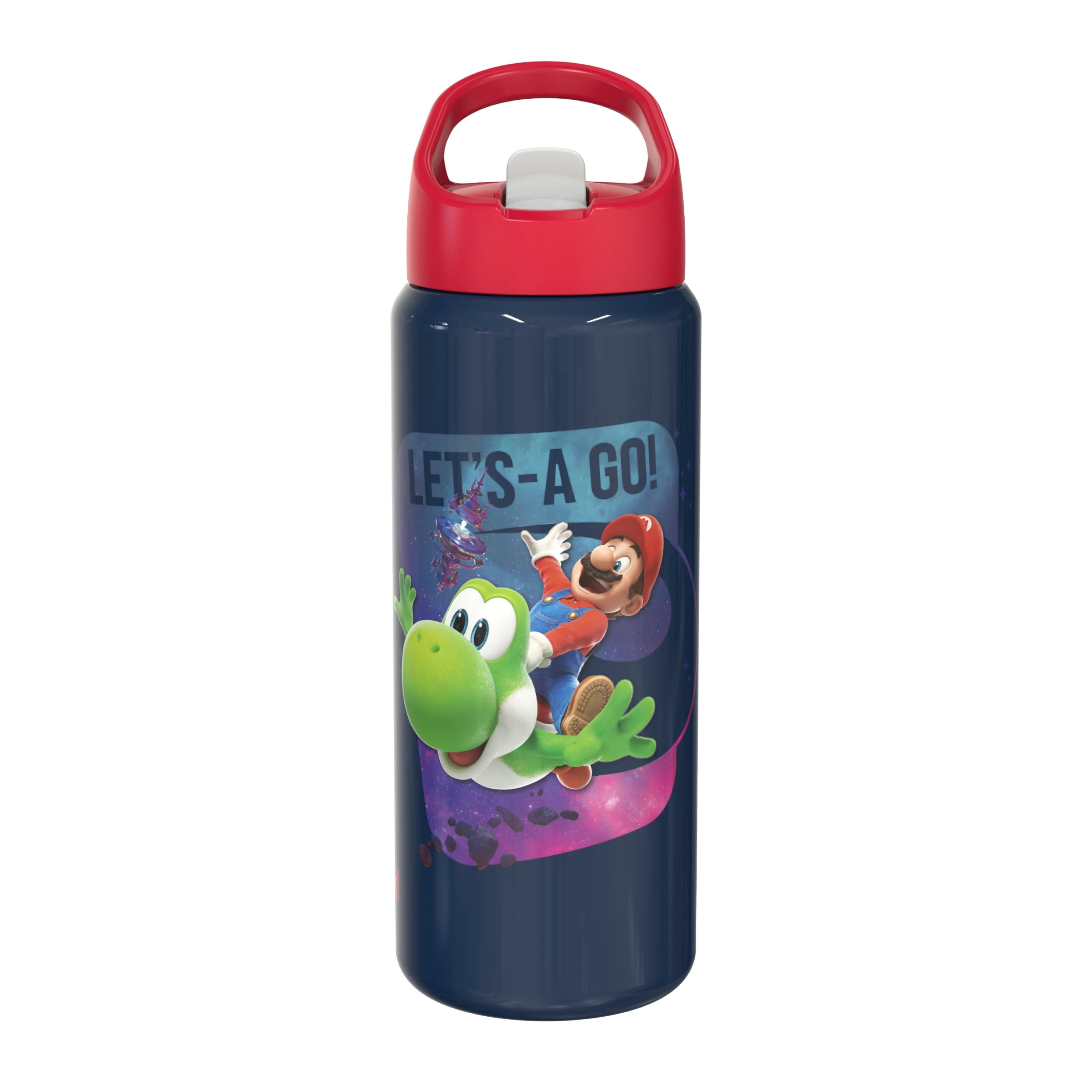 Zak Designs 20oz Mario Movie 2 Stainless Steel Clutch