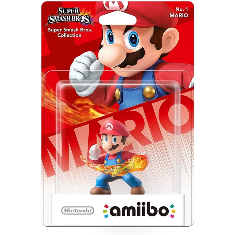 Nintendo, Mario No.1 Amiibo, Red, Super Smash Bros Series