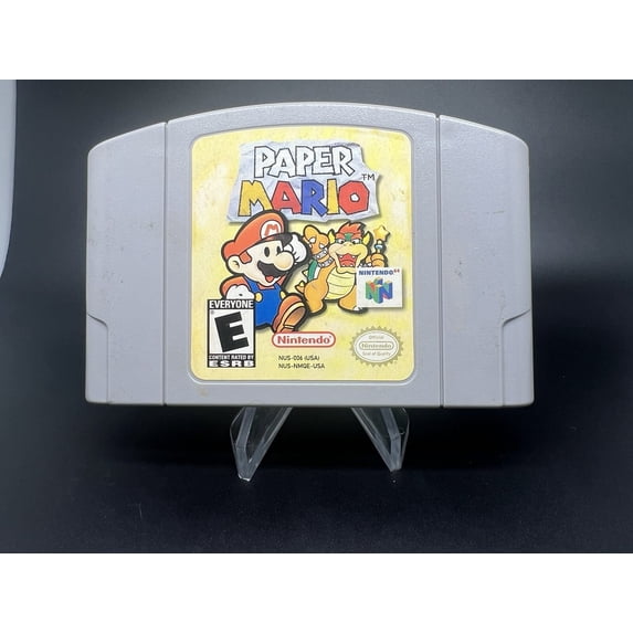 Pre-Owned Mario Paper Video Games Cartridge Card for Nintendo N64 video game collection US Version