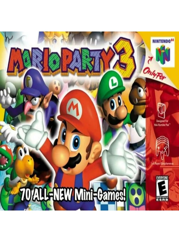 3 N64 Game,US Version