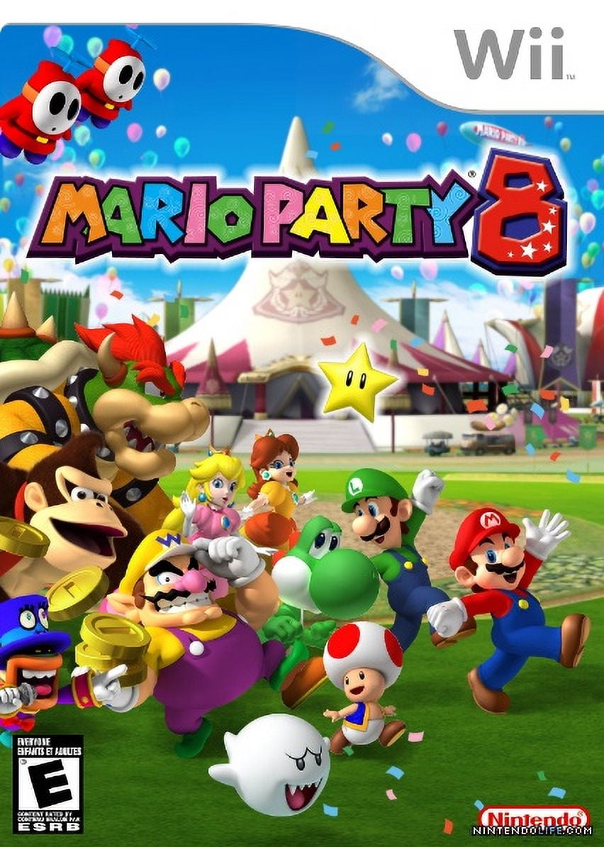 Nintendo, Mario Party 8, Refurbished, Multiplayer Wii Game with Motion