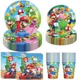 thumbnail image 1 of Game Party Decoration, 80 PCS Tableware Set Includes 40 Plates, 20 Napkins, 20 Cups for Kids Birthday Party Supplies, 1 of 5