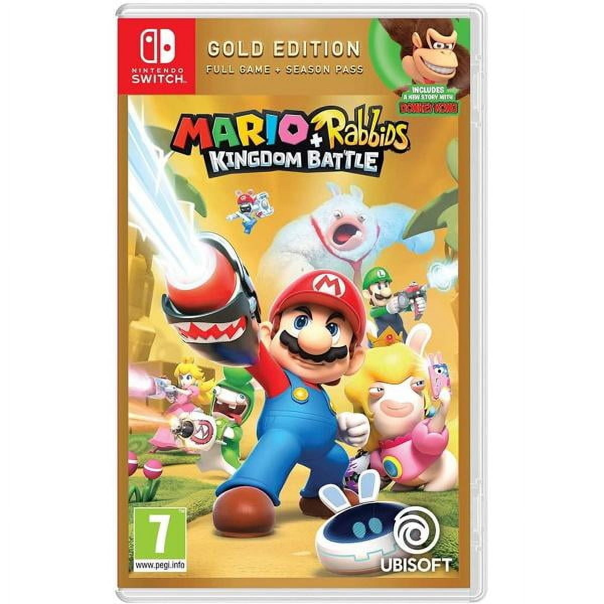 Ubisofts Mario + Rabbids Kingdom Battle Gold Edition for Nintendo Switch  with Donkey Kong - Walmart.com