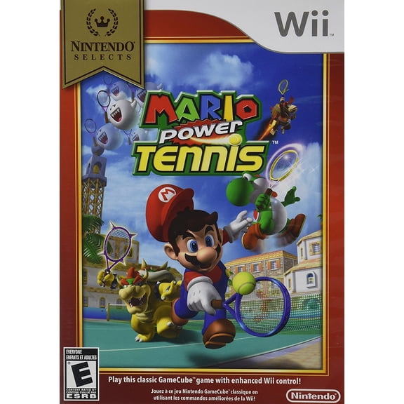 Mario Power Tennis by Nintendo for Nintendo Wii, Physical Sports Game, Parental Controls, 4 Offline Players