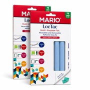 Mario Reusable Adhesive Tack Putty 75g Pack of 2, Multipurpose Sticky Tack for Posters, Photos, Wall Decorations, Craft Projects, Mounting Putty, Removable Wall Adhesive