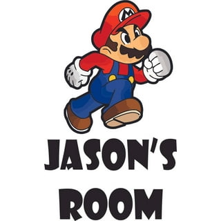 Mario Characters Super Mario Bros Arcade Game Wall Sticker Art Design Decal  for Girls Boys Kids Room Bedroom Nursery Kindergarten House Fun Home Decor