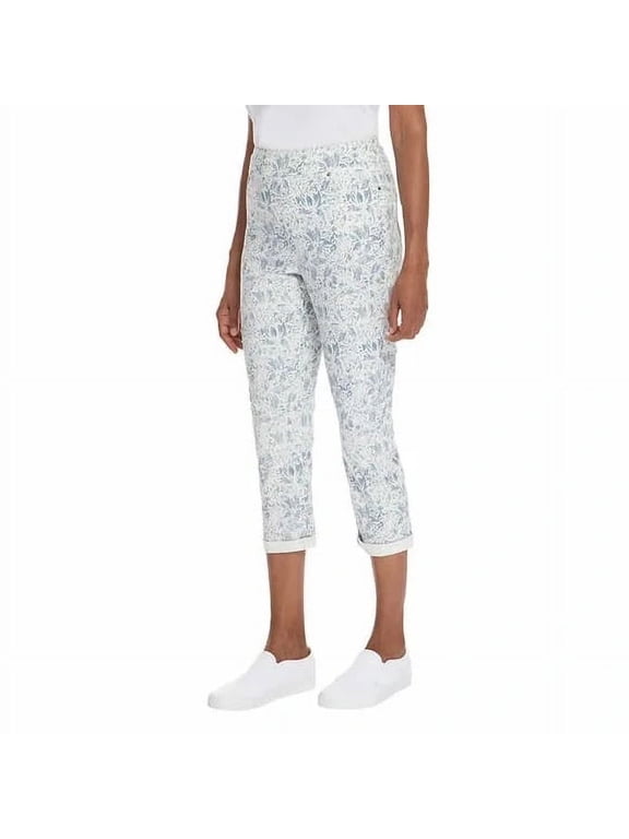Ladies' Roll Cuff Capri | X-Large
