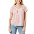 thumbnail image 1 of Cupio Ladies' Size Small (2-4) Soft Lined Lace Top, Pink, 1 of 3