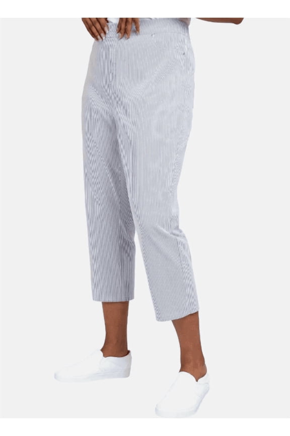 Women's Comfort Stretch Capri Pants, Navy, Small