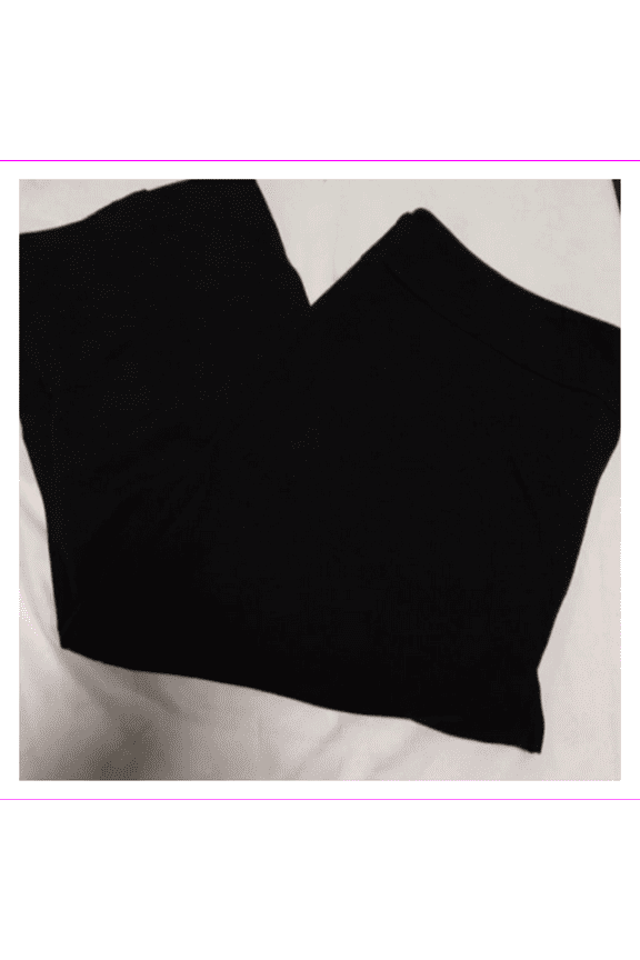 Women's Comfort Stretch Straight leg SlimFit Crop Ankle Pant XXL/Black