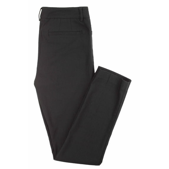 mario serrani ladies' jacquard comfort stretch fabric tummy control pant (variety sz) (black black, 12x30)