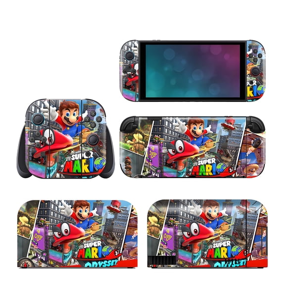 Mario Skin | Compatible with Nintendo Switch 2 | Cute Anime Vinyl Wrap Decal Cover | Cartoon Sticker Protective Cover