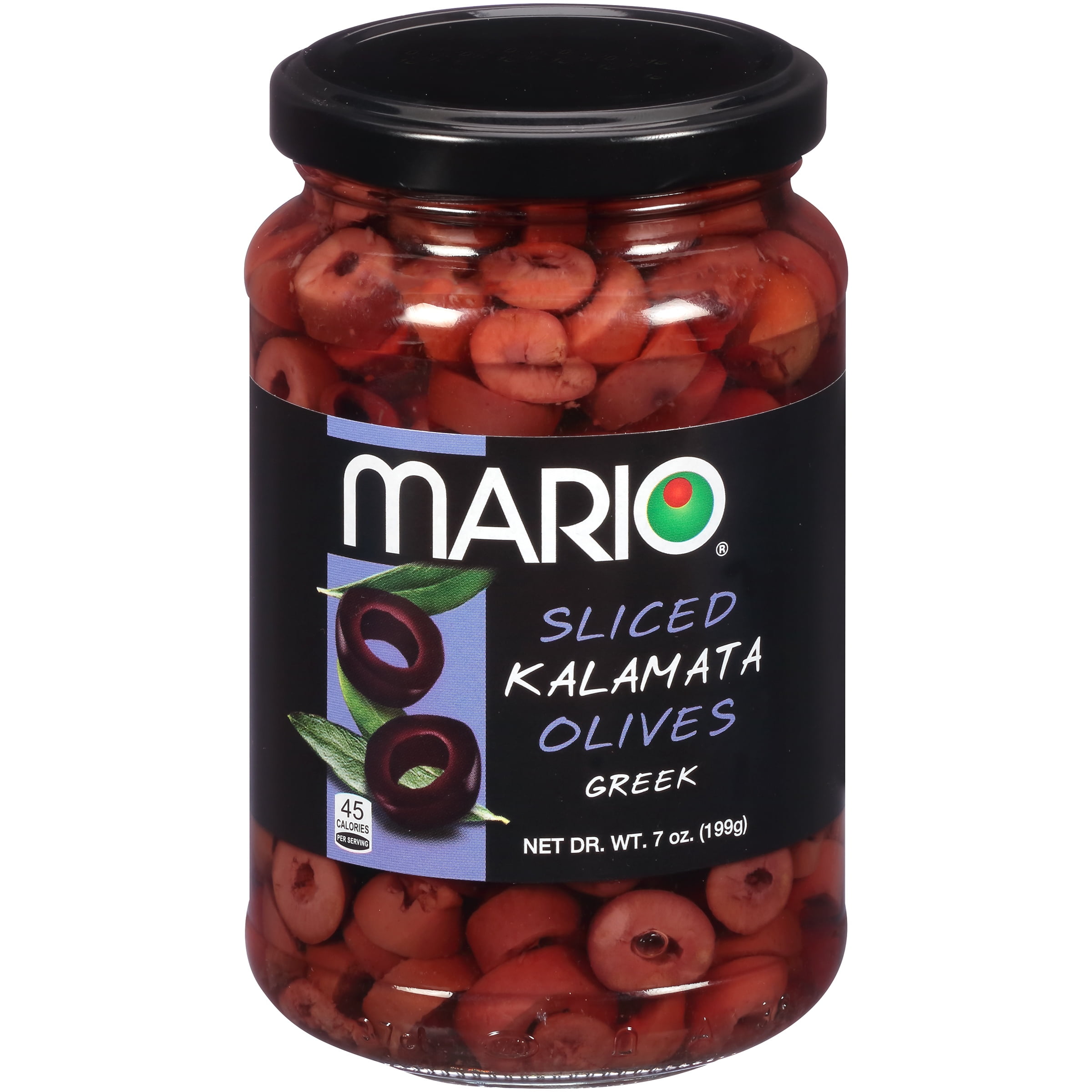 Mario Sliced Kalamata Greek Olives, 7 oz