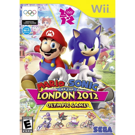 Restored Mario & Sonic: At The London 2012 Olympic Games, Physical, Nintendo Wii for Sports Game, Parental Controls