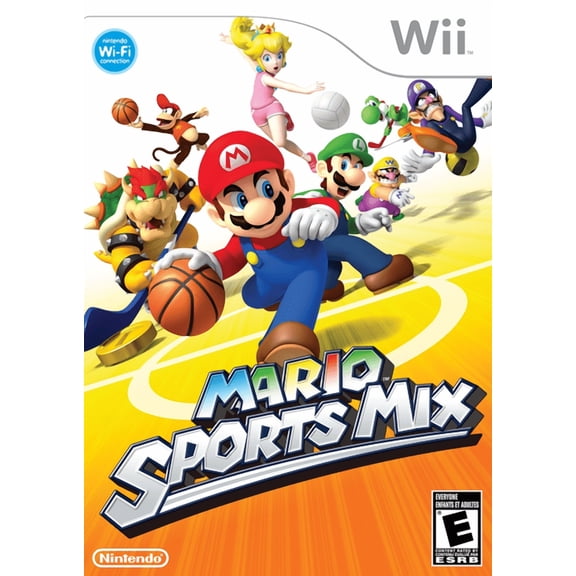 Restored Mario Sports Mix Video Game for Nintendo Wii