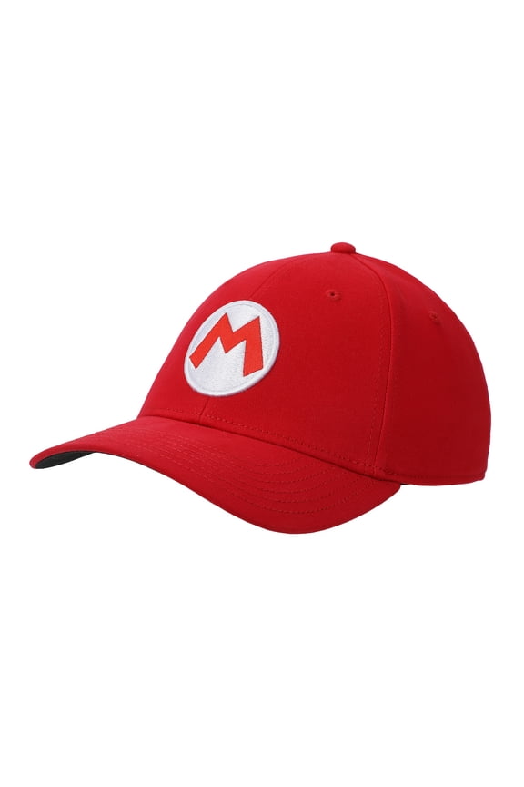 Super Mario Bros Mario Red Flex Fit Hat