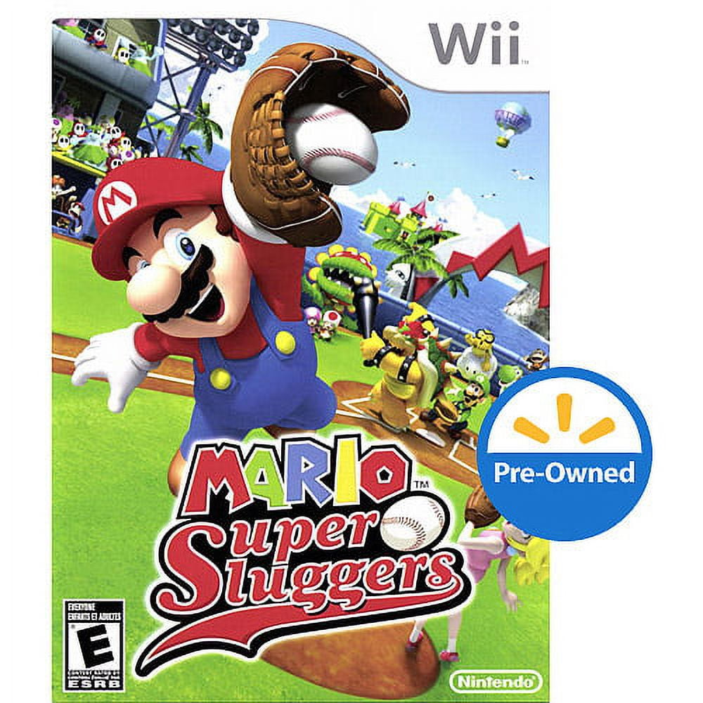 Manual Only) Mario Super Sluggers - Nintendo Wii Authentic Instruction  Booklet