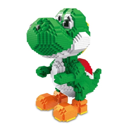 Mario Yoshi Micro Building Blocks Toys 3d Puzzles Mini Classic Game Figures Model Building Kit Bricks Party Favors Gifts for Kids Adult Fans