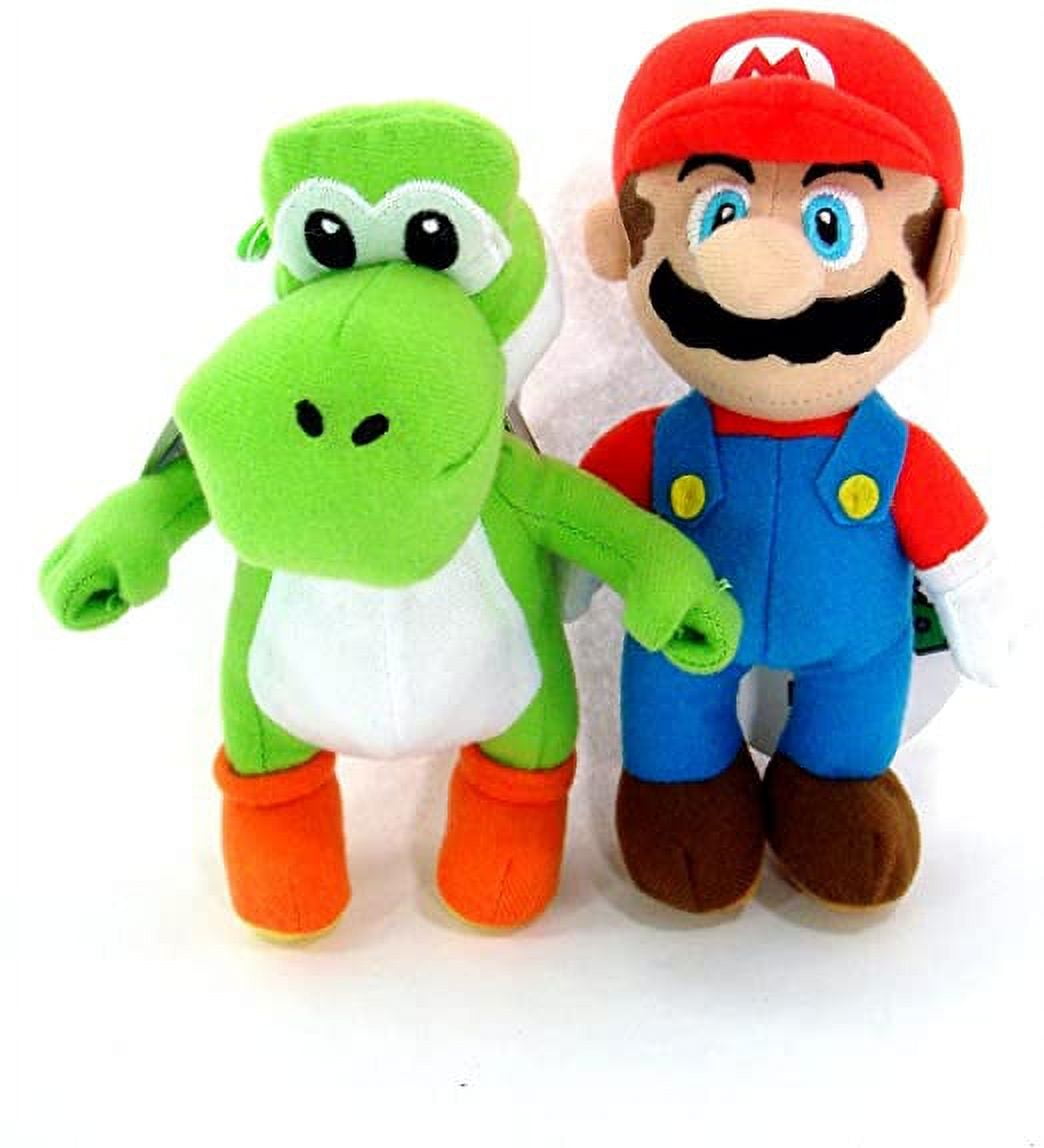 SUPER MARIO - Mario et Yoshi - Peluche 21cm : : Peluche  Together Plus Nintendo