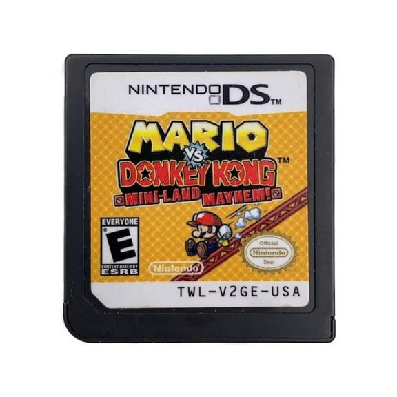Mario vs Donkey Kong 2 March of the Minis DS Game Cassette - NTSC US Version
