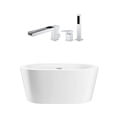 thumbnail image 1 of Marion 55 Inch Acrylic Double Ended Freestanding Tub Package, 1 of 2