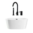 thumbnail image 1 of Marion 55 Inch Acrylic Double Ended Freestanding Tub and Faucet Package, 1 of 2
