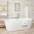 thumbnail image 1 of Marion 70 Inch Acrylic Double Ended Freestanding Tub Package, 1 of 2