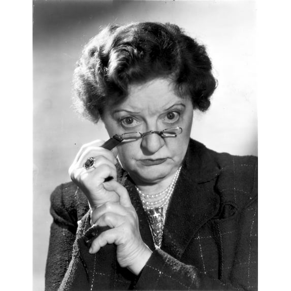 Marion Lorne on Long Sleeve Top and posed Photo Print (24 x 30)