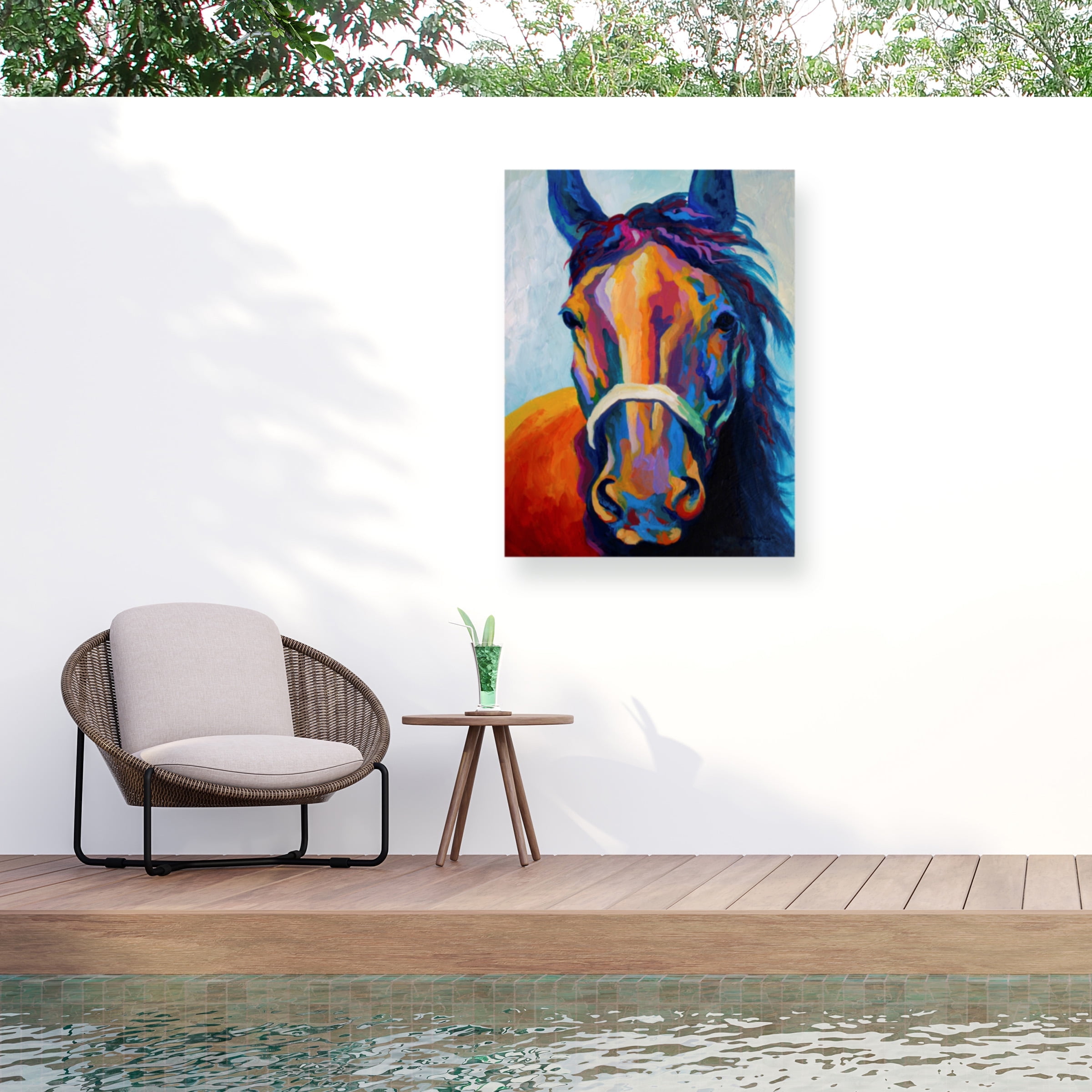 Marion Rose 'One Of The Boys' Outdoor Canvas