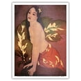 thumbnail image 1 of Marion - Topless Hawaiian Woman - From an Original Color Aquatint by John Melville Kelly c.1951 - Master Art Print (Unframed) 9in x 12in, 1 of 4