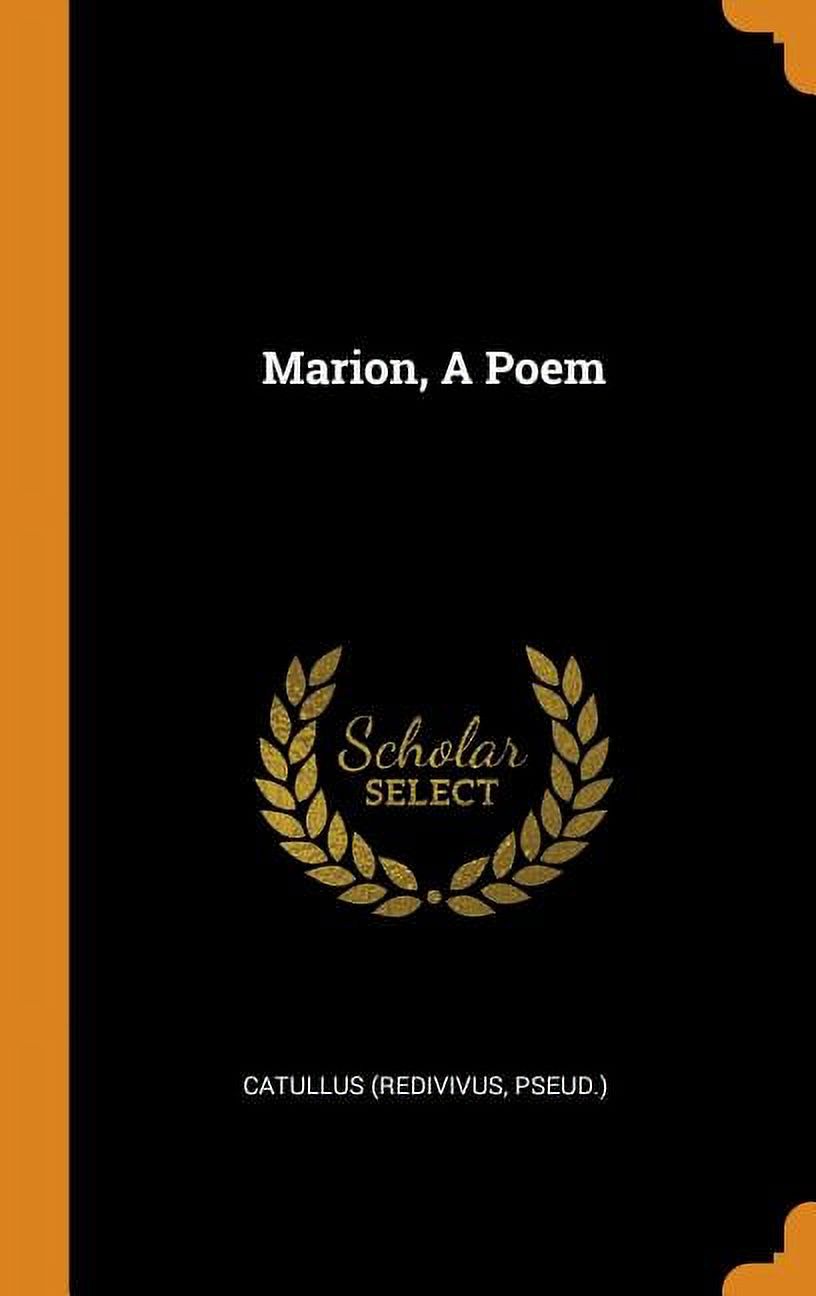 Marion, a Poem Hardcover
