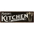 thumbnail image 1 of Marion's Kitchen Sign Chic Wall Decor Gift Mom 6x18 206180014181, 1 of 1