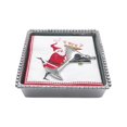 thumbnail image 1 of Mariposa Holiday Cocktail Beaded Napkin Box - 4213-C, 1 of 3