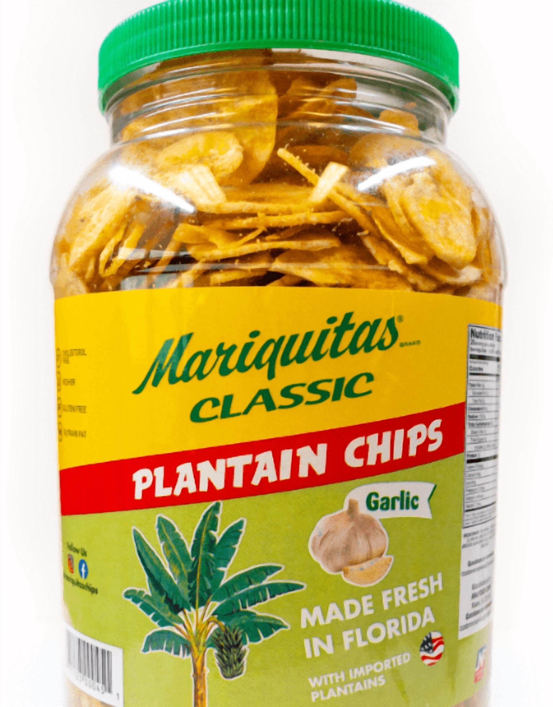 Mariquitas Original Barrel 18 oz Plantains Chips