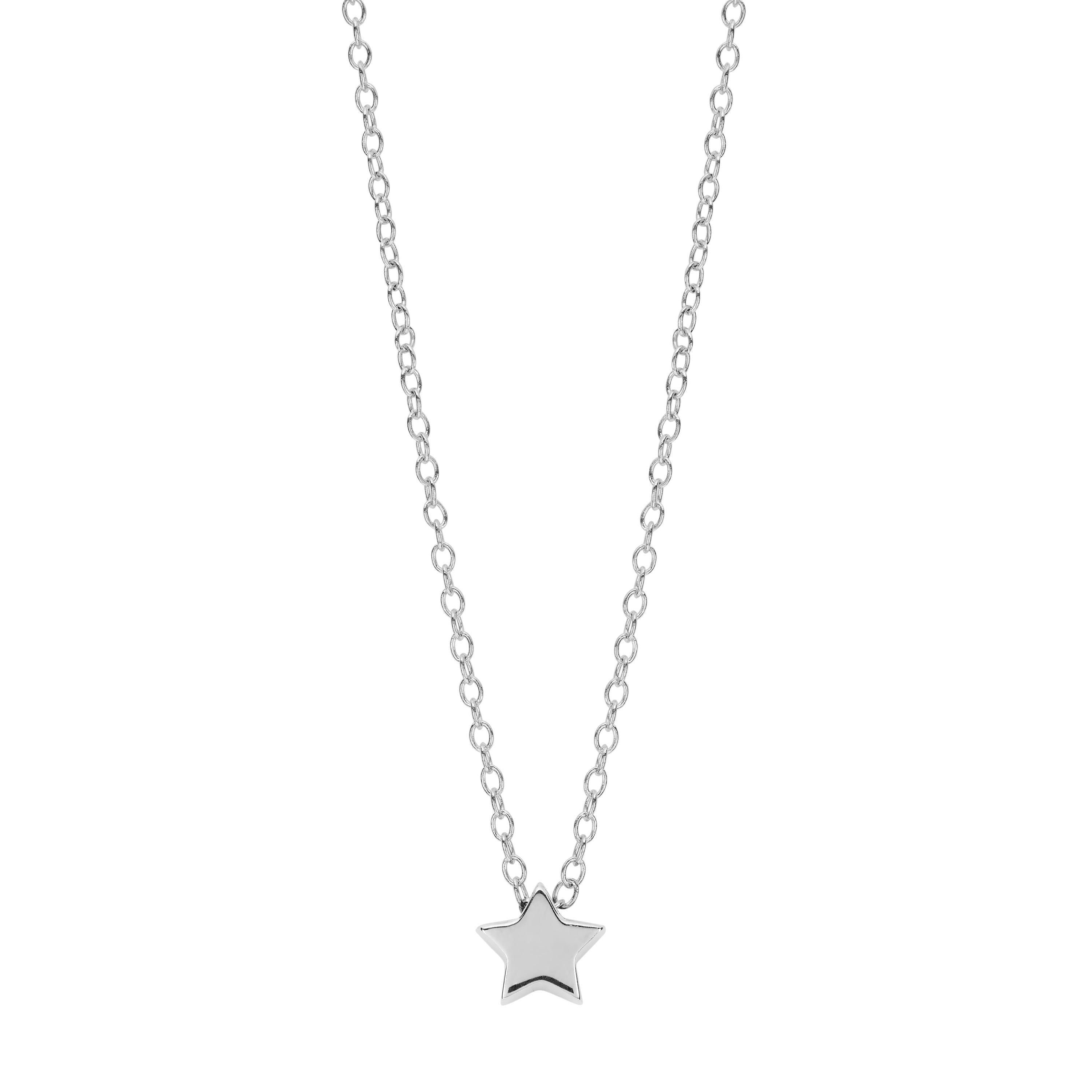 完売品　Silver Necklace SP-Small Marisol & Poppy Sterling Silver Mini Star Pendant Necklace For