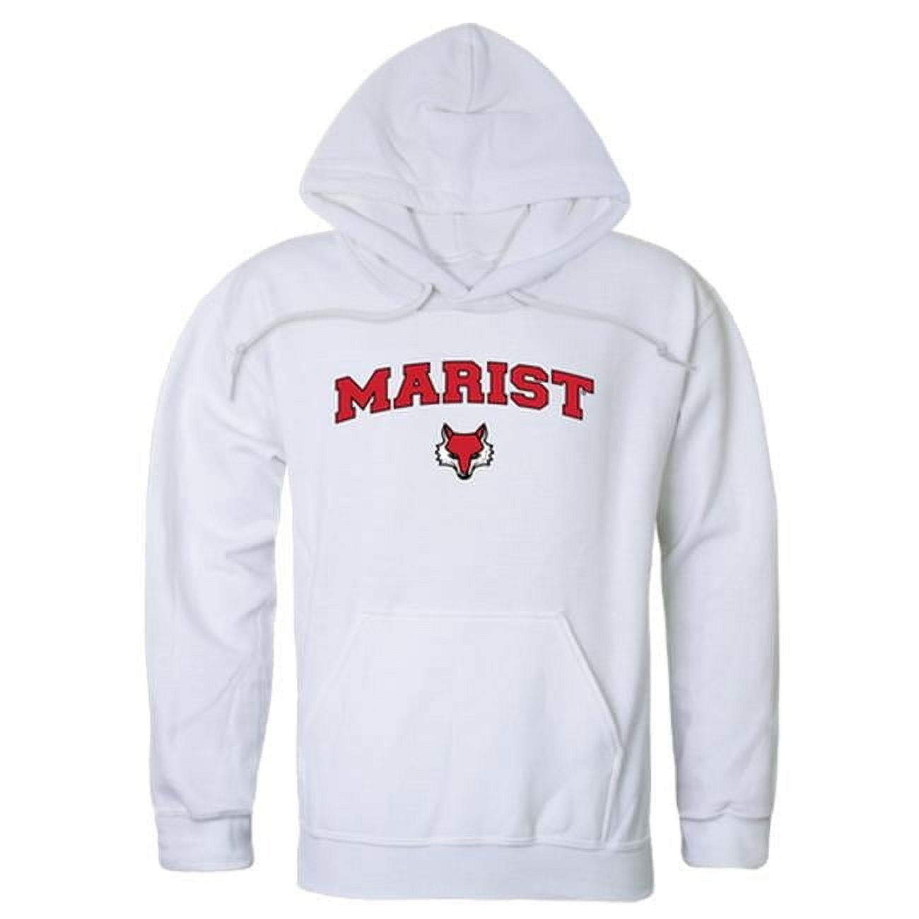 Marist College Campus Hoodie, White Extra Large