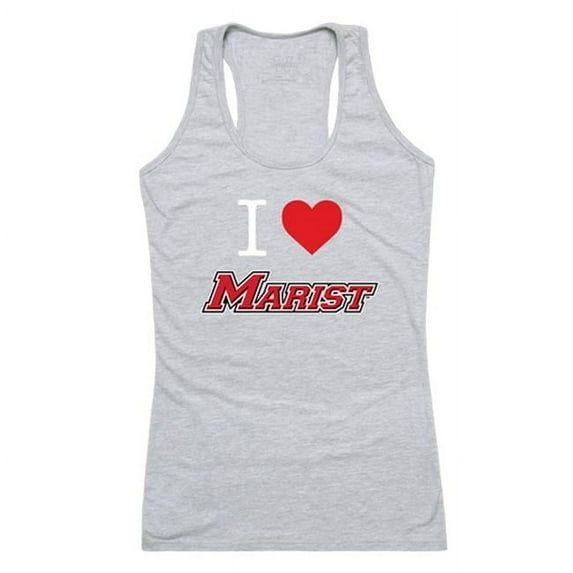 Marist College Women Love Tank Top, Heather Grey - Medium