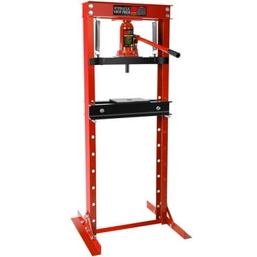 Maritcute 12-Ton H-Frame Hydraulic Shop Press with Adjustable Height - Garage Workshop Press Machine