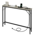 thumbnail image 1 of Maritcute 5.9" Narrow Console Table, Behind Couch Table for Living Room, Sofa Table with Metal & MDF, Industrial Hallway Table for Entryway, 1 of 9