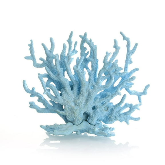 Maritcute Artificial Plants Aquarium-Decor-Coral, White