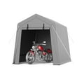 thumbnail image 1 of Maritcute Portable Shed with Roll-up Zipper Door - Outdoor Storage Tent for Motorcycle, Bike, Firewood, Tools, Heavy Duty Tarp, 1 of 8