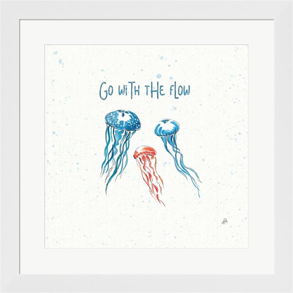 Maritime II by Daphne Brissonnet, Framed Wall Art, 19.75W x 19.75H