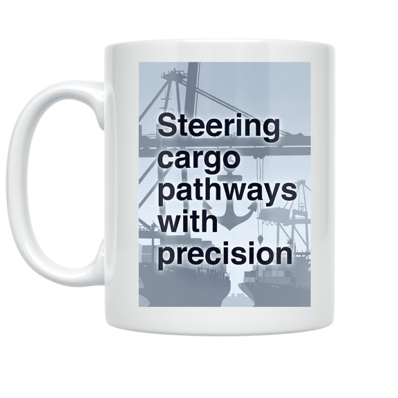 Maritime Logistics Design - Port Logistics Coordinator - 11 oz Ceramic Coffee Mug