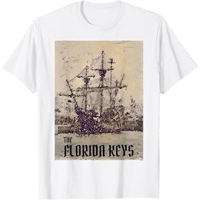 Maritime Majesty Spanish Galleon in Key West Port TShirt
