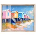 thumbnail image 1 of Maritime Palette Shadowbox Print Coastal Art by Art Remedy, Blonde Frame, 20 x 16, 1 of 1